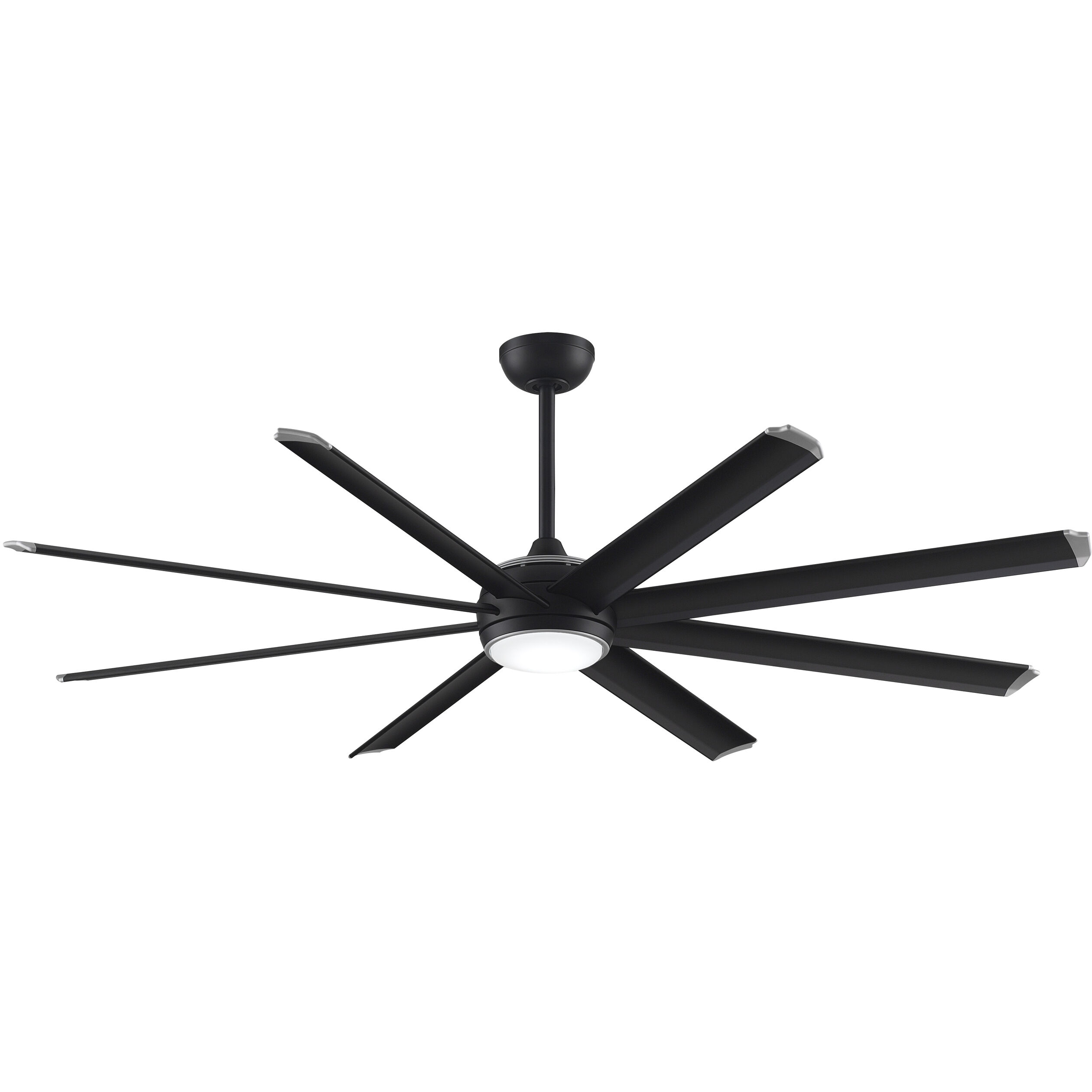 Stellar Custom 9.21 inch Black Fan Motor Only, Blades Sold Separately
