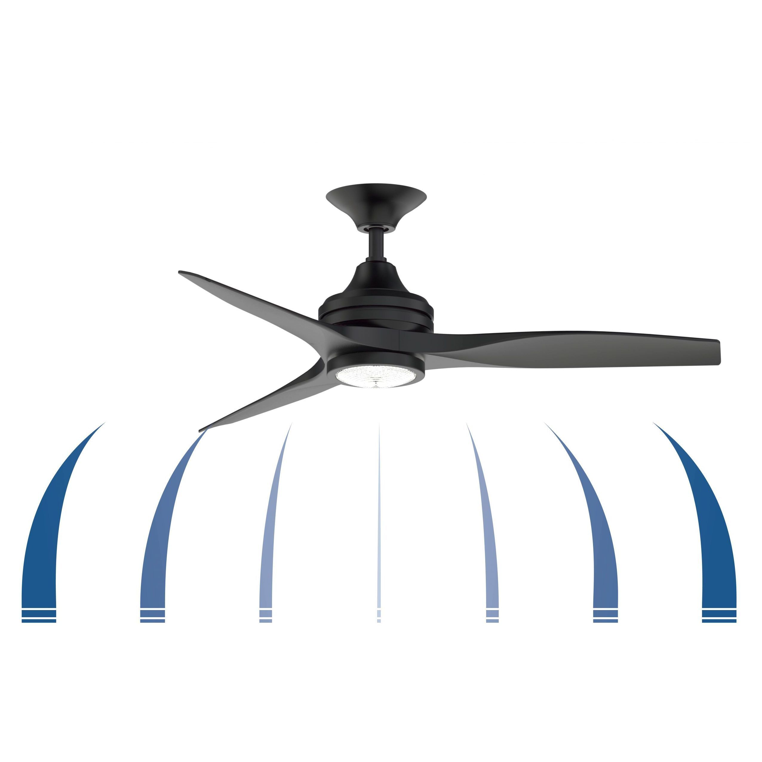 Spitfire Brushed Satin Brass Fan Motor Only, (Motor Only - Blades sold separately)