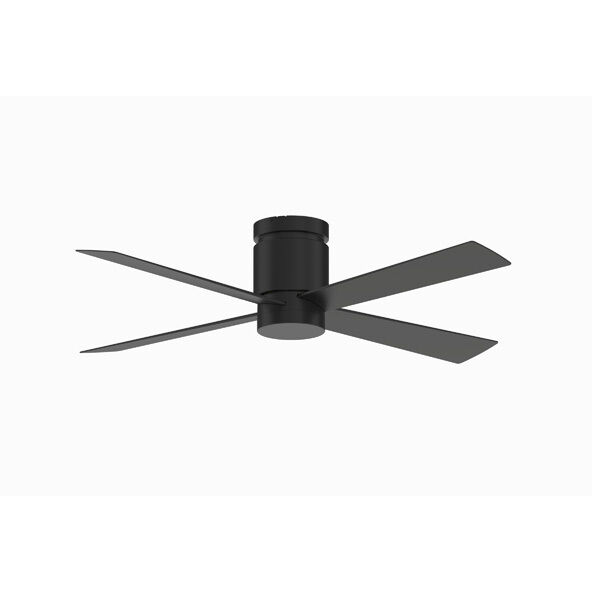 Kwartet 52 inch Matte White Fan-Uni