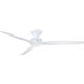 Spitfire Matte White Fan Motor