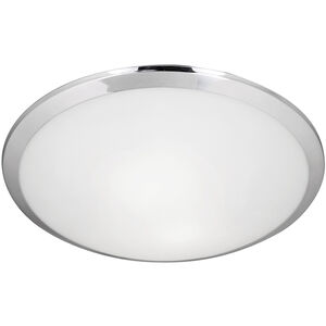 Malta 2 Light 15 inch Chrome Flush Mount Ceiling Light