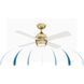 Kwad 44 44 inch Dark Bronze with Cherry/Dark Walnut Blades Fan-Uni