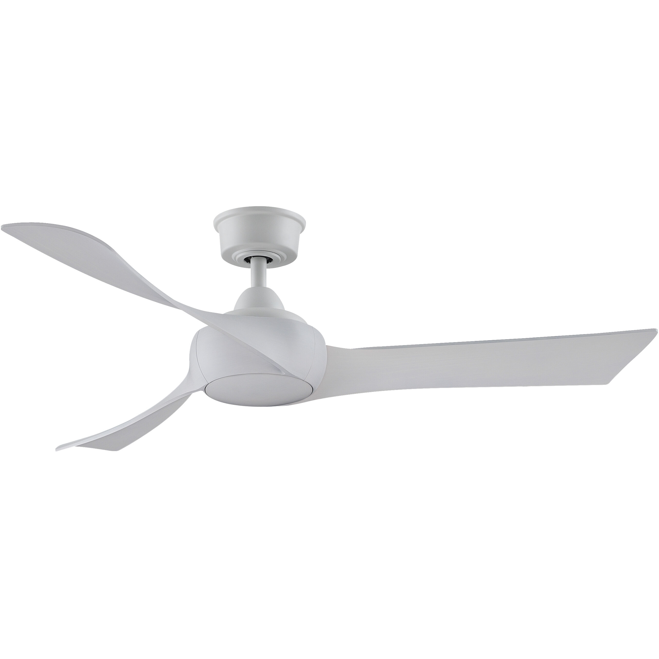 Wrap Custom 8.88 inch Matte White Fan Motor Only