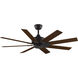 Levon Custom Dark Walnut 21.87 inch Each Fan Blades, for 52 inch blade sweep