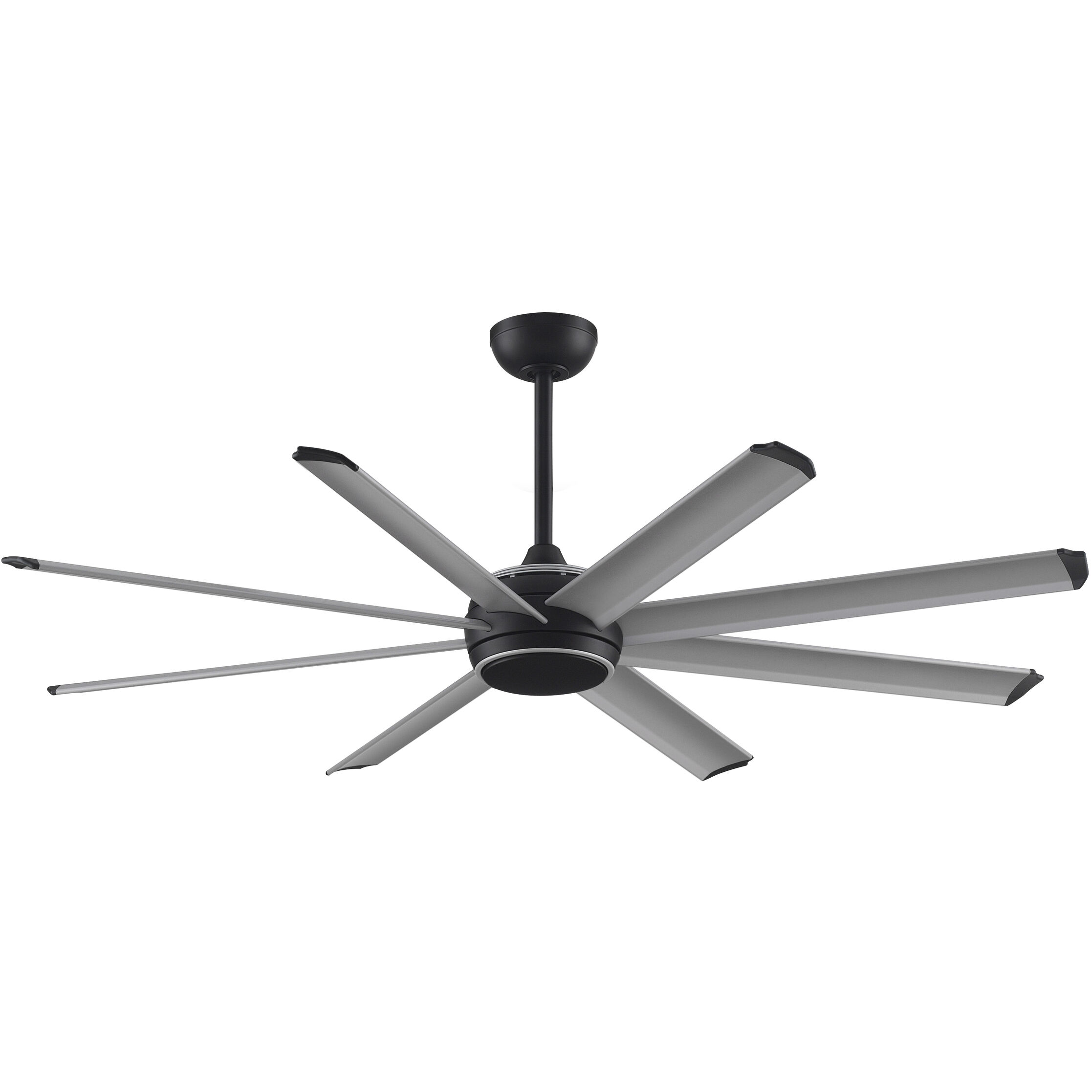 Stellar Custom 9.21 inch Black Fan Motor Only, Blades Sold Separately