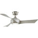 Wrap Custom 1 Light Brushed Nickel Fan Light