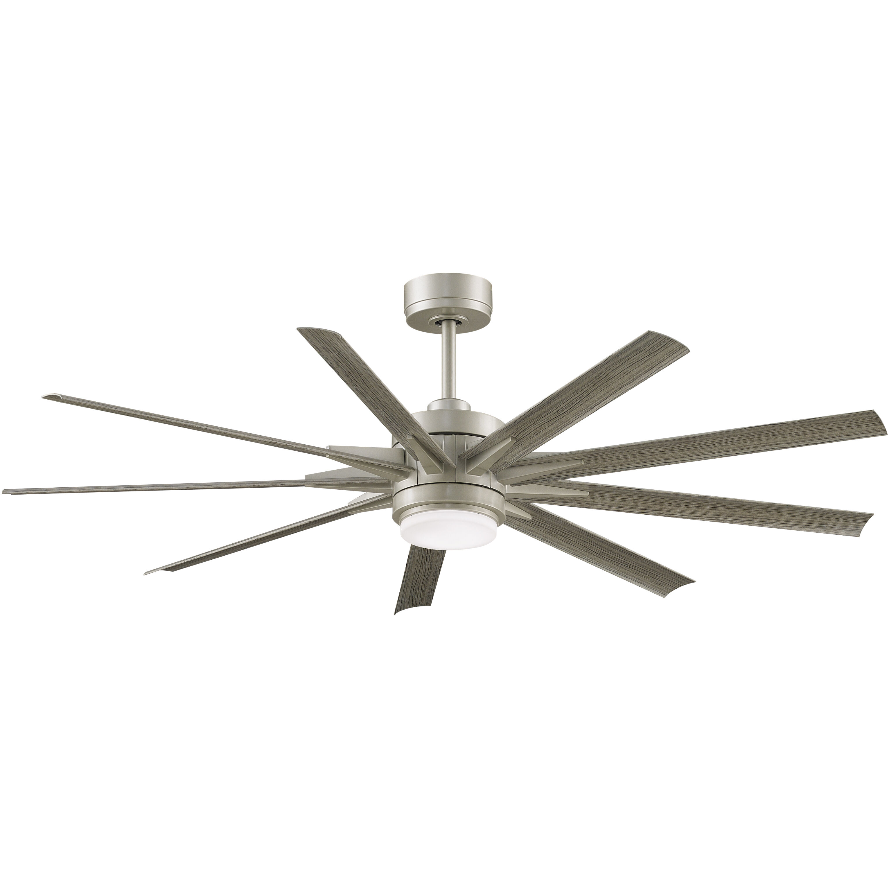 Odyn Custom 8.27 inch Brushed Nickel Fan Motor Only, Blades Sold Separately