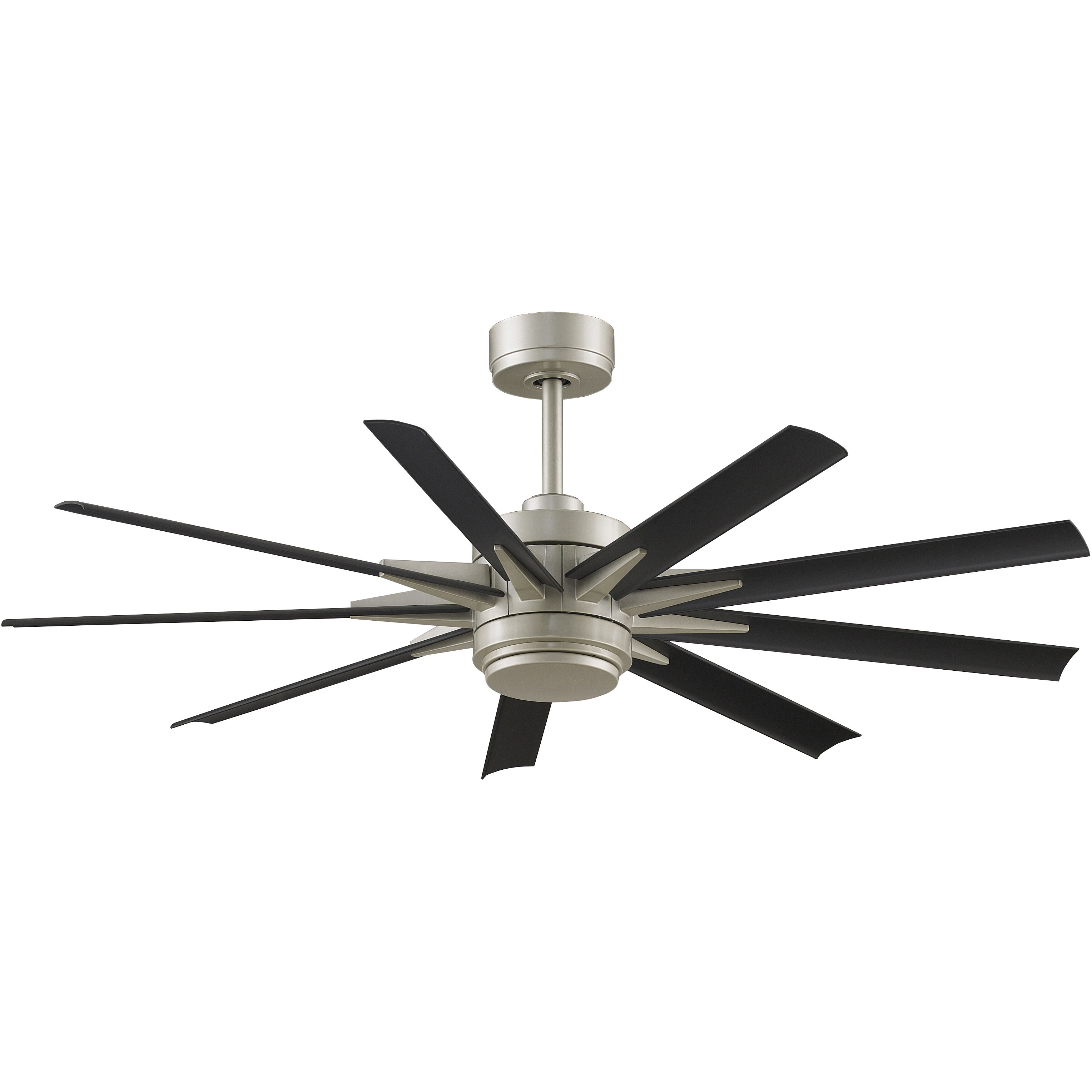 Odyn Custom 8.27 inch Brushed Nickel Fan Motor Only, Blades Sold Separately