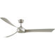 Wrap Custom 8.88 inch Brushed Nickel Fan-Multi