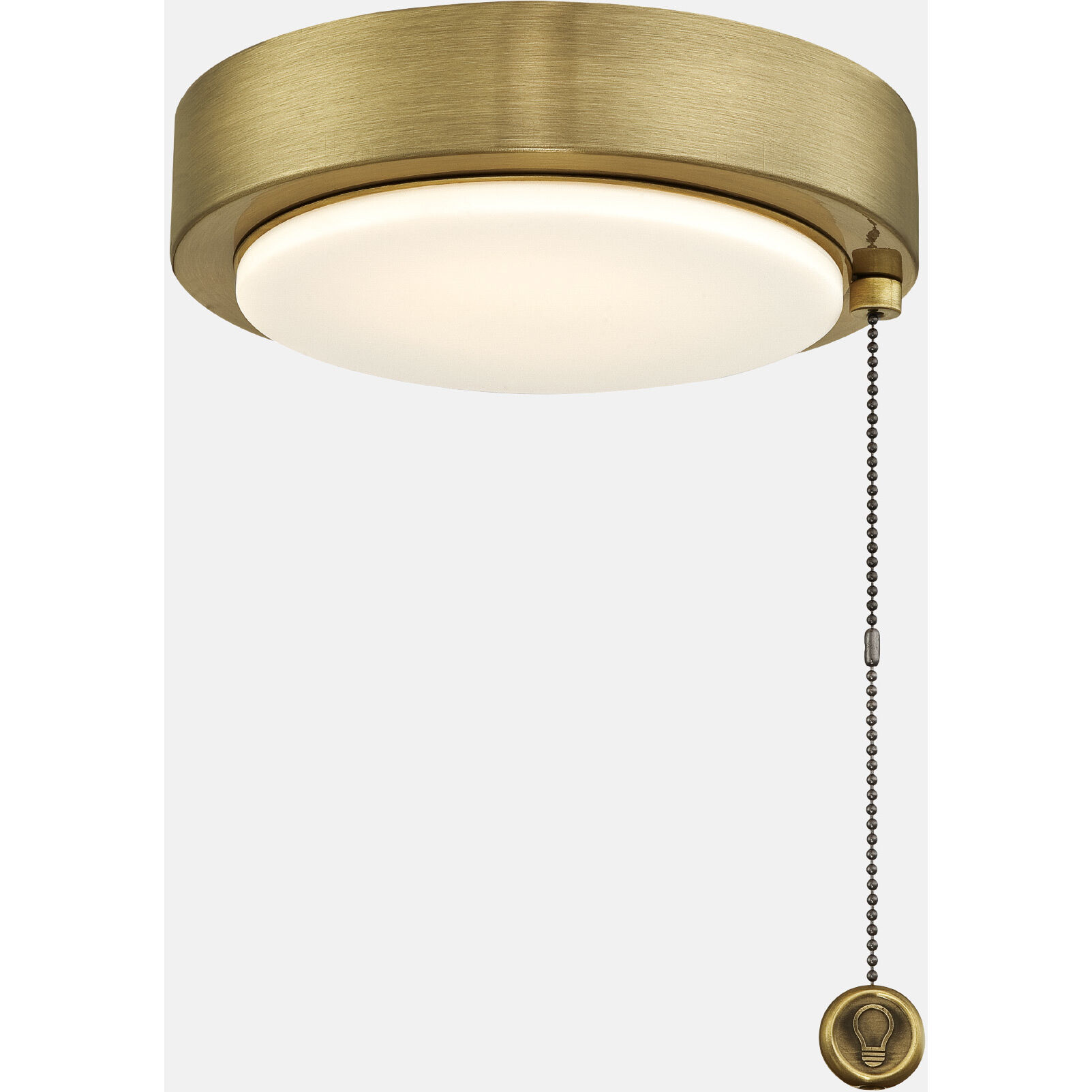 Lights 1 Light Antique Brass Fan Light Kit