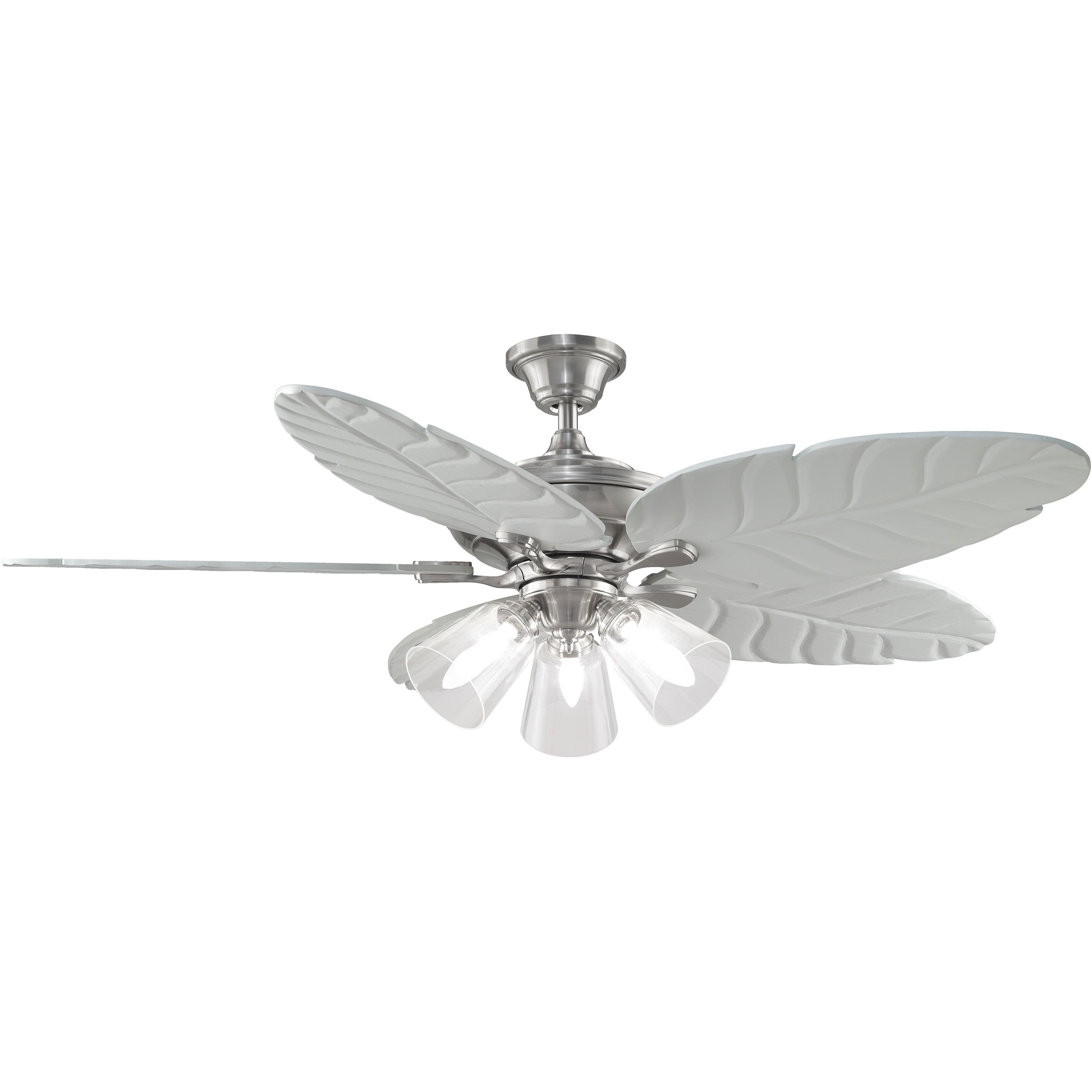 myFanimation 4 Light Incandescent Brushed Nickel Fan Light Kit