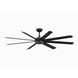 Stellar Custom Black Fan Motor, Blades Sold Separately
