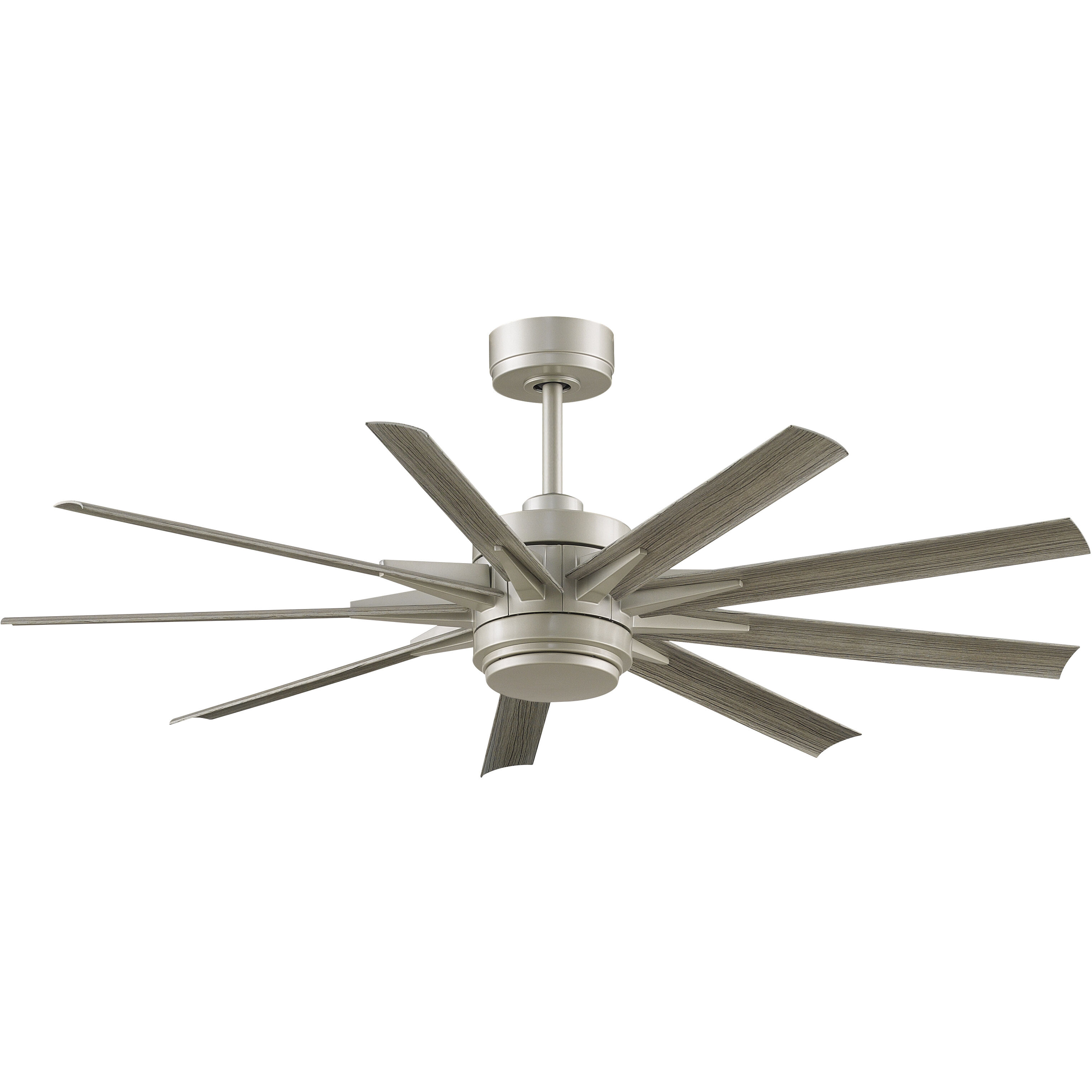 Odyn Custom 8.27 inch Brushed Nickel Fan Motor Only, Blades Sold Separately