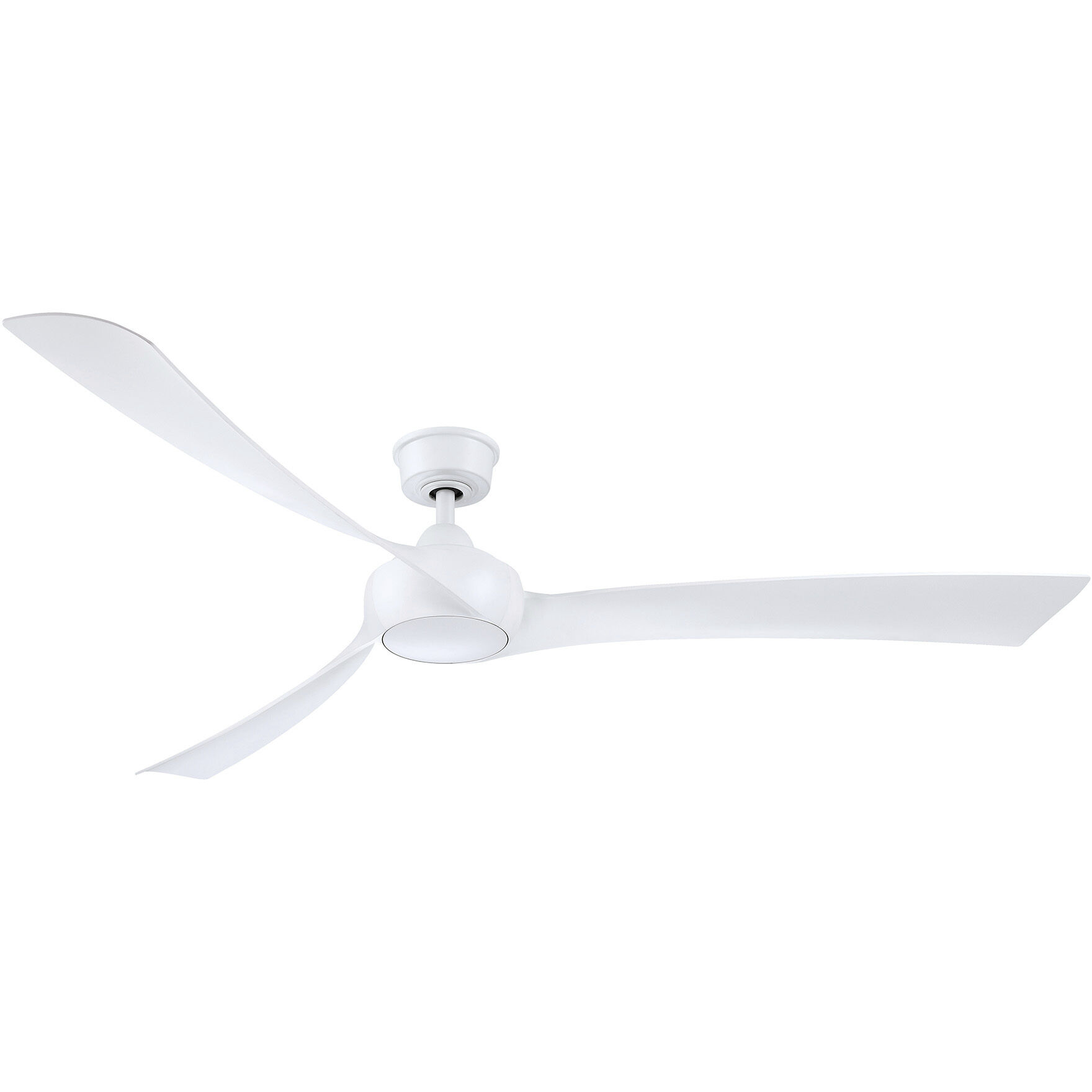 Wrap Custom 8.88 inch Matte White Fan Motor Only