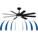 Stellar Custom Black Fan Motor, Blades Sold Separately