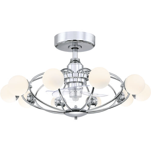 Kerring 14 inch Chrome with Clear Blades Fan-Uni