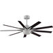 Odyn Custom 8.27 inch Matte White Fan Motor Only, Blades Sold Separately