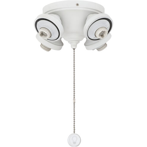 Fitters 4 Light Matte White Fan Light Kit