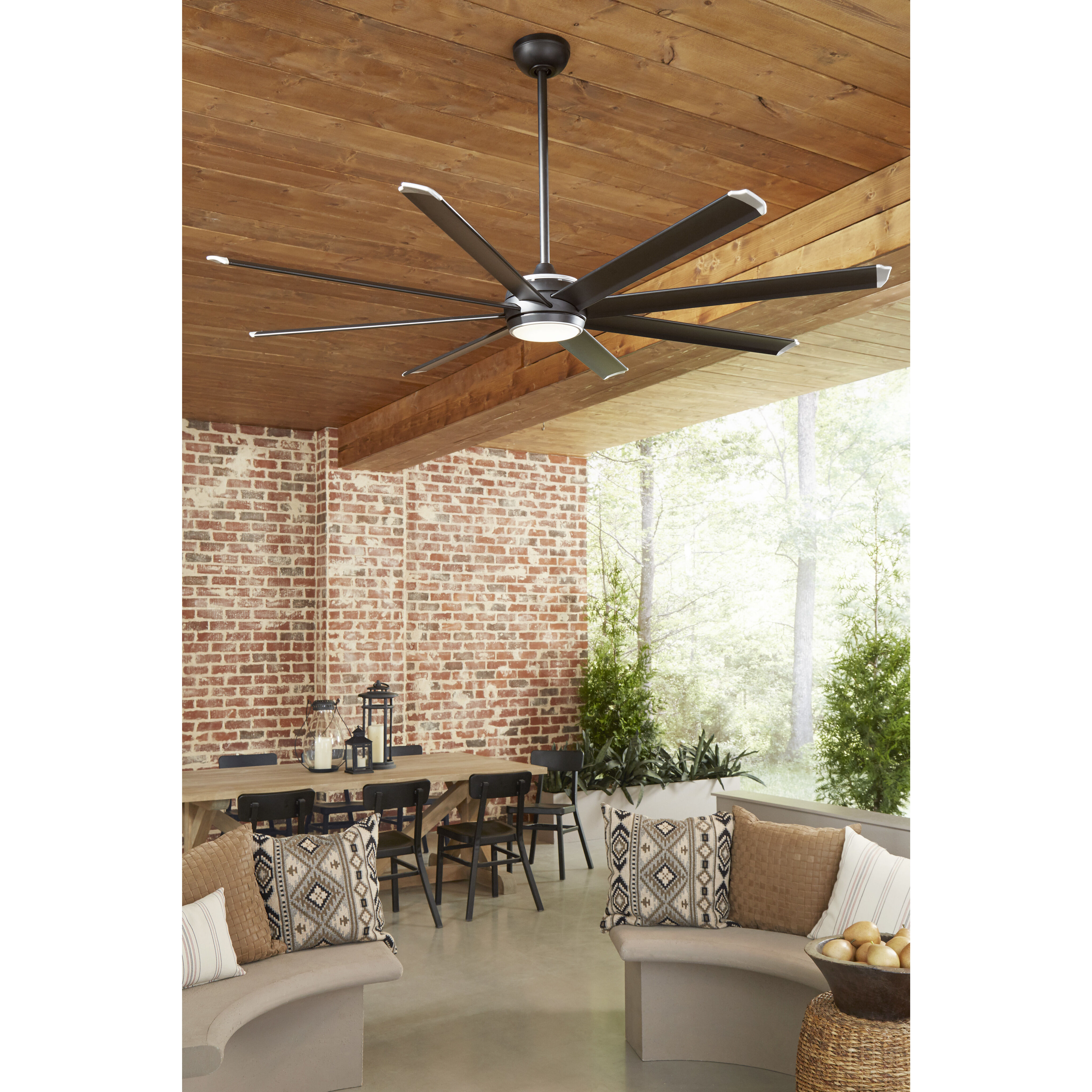 Stellar Custom 9.21 inch Black Fan Motor Only, Blades Sold Separately