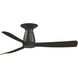 Kute 44 44 inch Dark Bronze with Dark Walnut Blades Ceiling Fan in 3