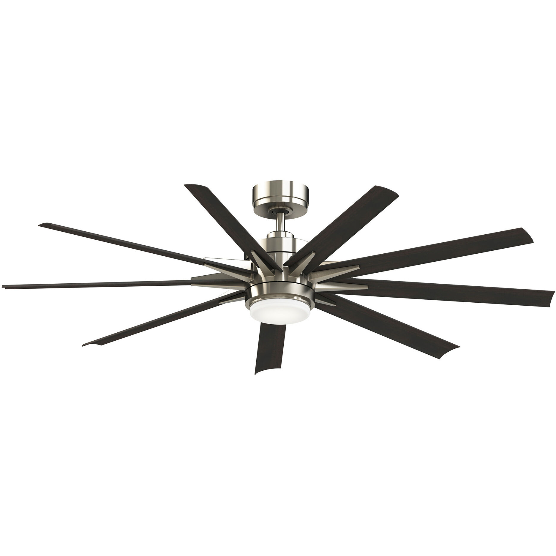 Odyn Custom 8.27 inch Brushed Nickel Fan Motor Only, Blades Sold Separately
