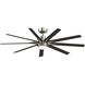 Odyn Custom 8.27 inch Brushed Nickel Fan-Multi, Blades Sold Separately