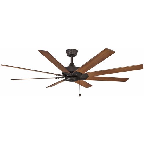 Levon AC 63 inch Dark Bronze with Cherry/Dark Walnut Blades Indoor Ceiling Fan