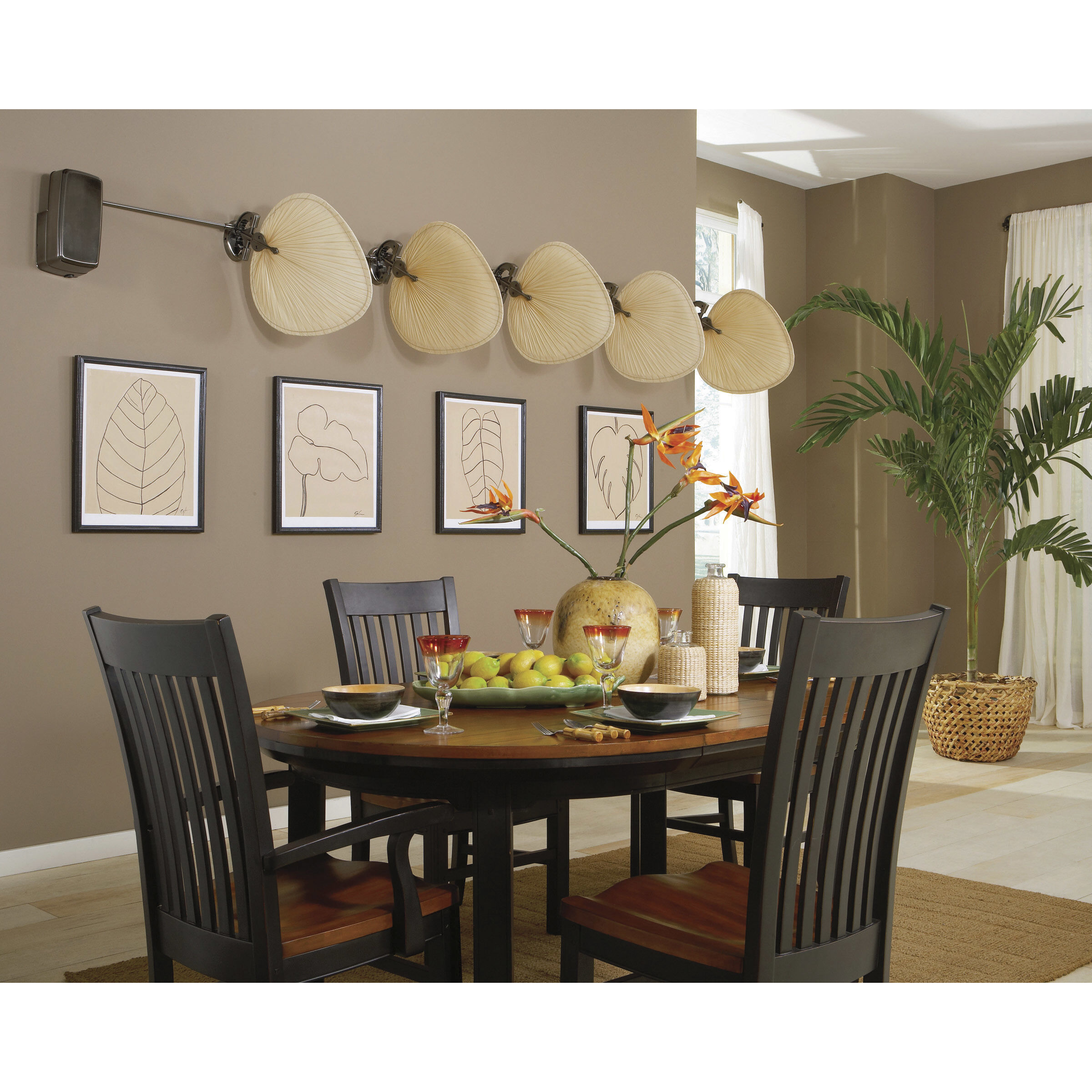 Punkah 7.25 inch Pewter Fan Motor Only, Blades Sold Separately, Motor Only