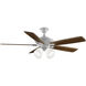 myFanimation 4 Light Incandescent Matte White Fan Light
