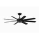 Stellar Custom Black Fan Motor, Blades Sold Separately