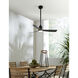 Kute 52 LED Black Fan Light
