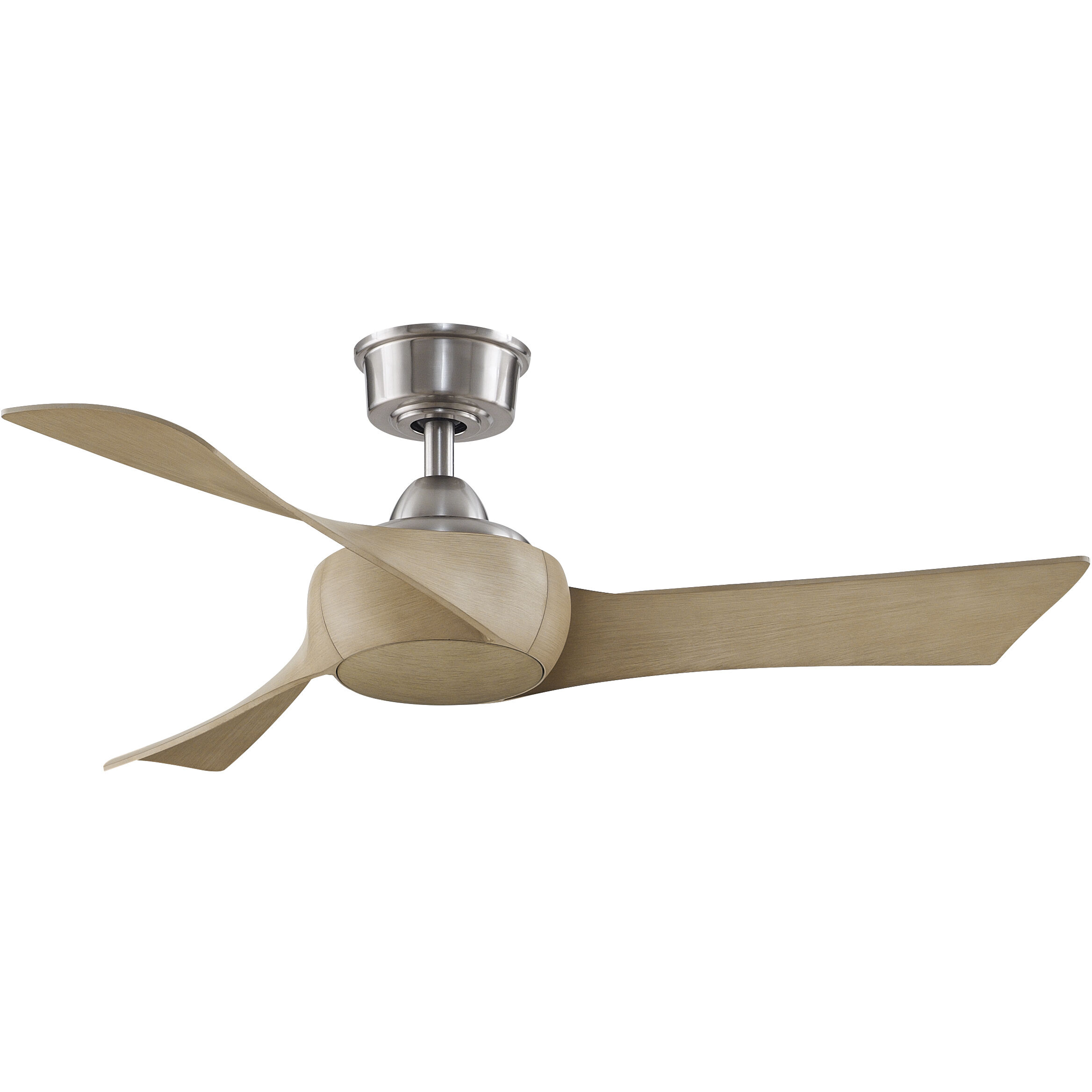 Wrap Custom 8.88 inch Brushed Nickel Fan Motor Only