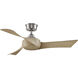 Wrap Custom 8.88 inch Brushed Nickel Fan-Multi