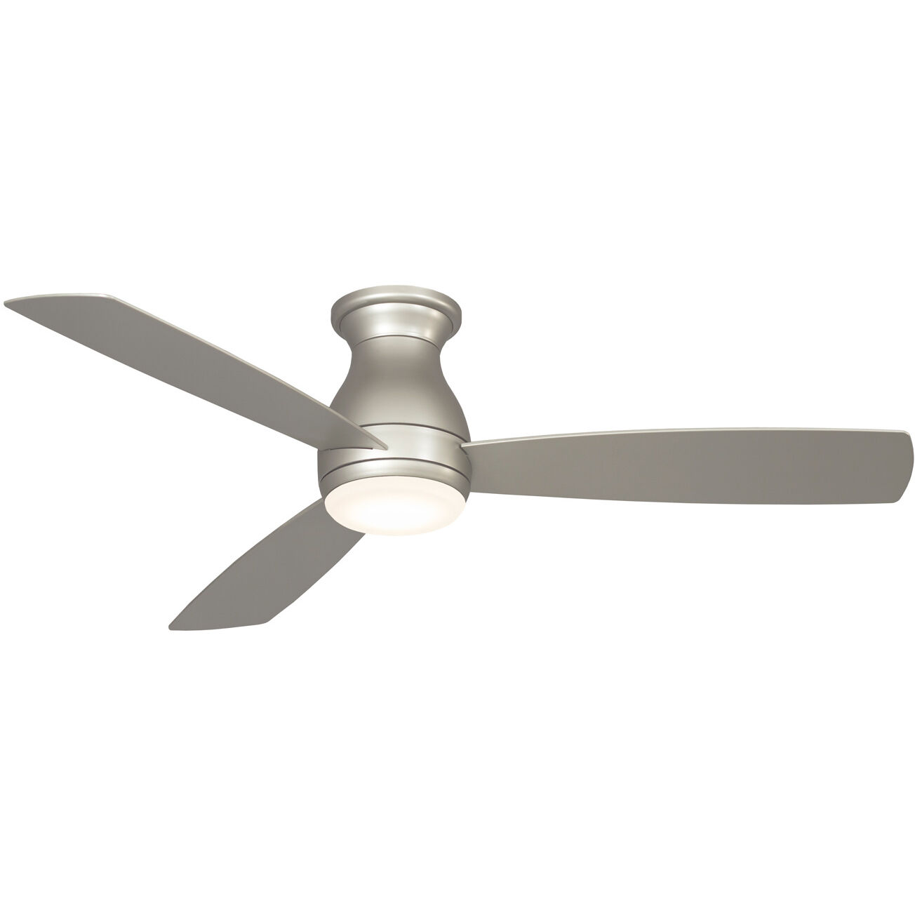 Hugh 52 52 inch Brushed Nickel Fan-Uni