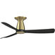Kute Brushed Satin Brass Unipack in Matte White
