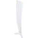 Wrap Custom Matte White 32 inch Each Fan Blades in 64