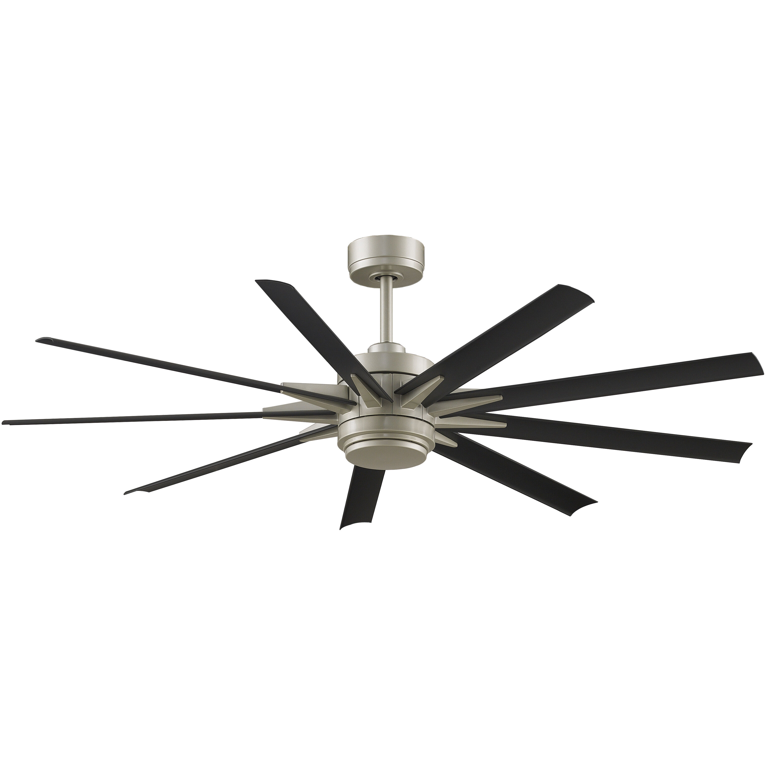 Odyn Custom 8.27 inch Brushed Nickel Fan Motor Only, Blades Sold Separately