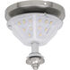 myFanimation LED Brushed Nickel Fan Light, Myfanimation
