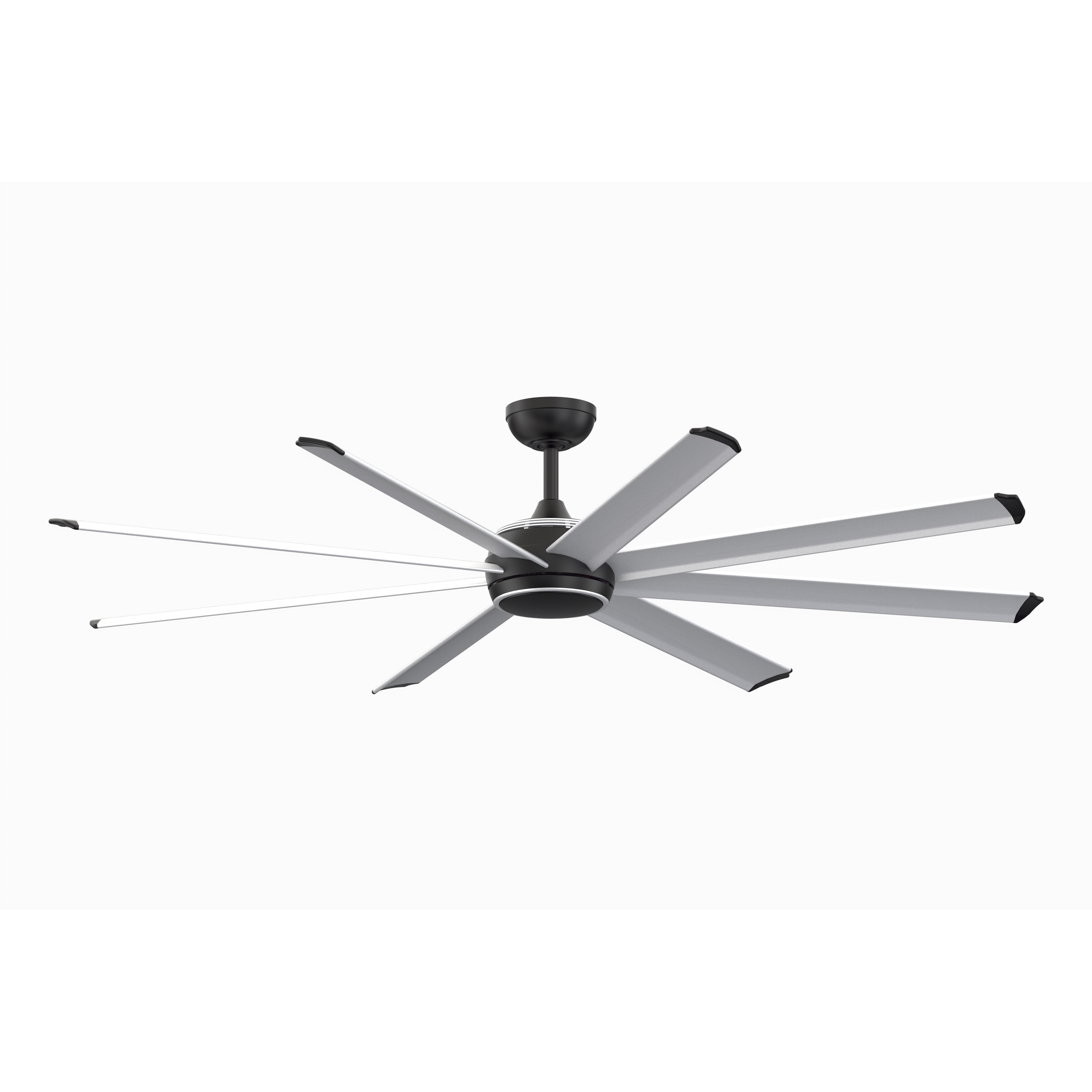 Stellar Custom 9.21 inch Black Fan Motor Only, Blades Sold Separately