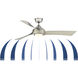 Wrap Custom 8.88 inch Brushed Nickel Fan-Multi