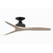 Spitfire 48 inch Black with White Washed Blades Indoor/Outdoor Ceiling Fan, Kit