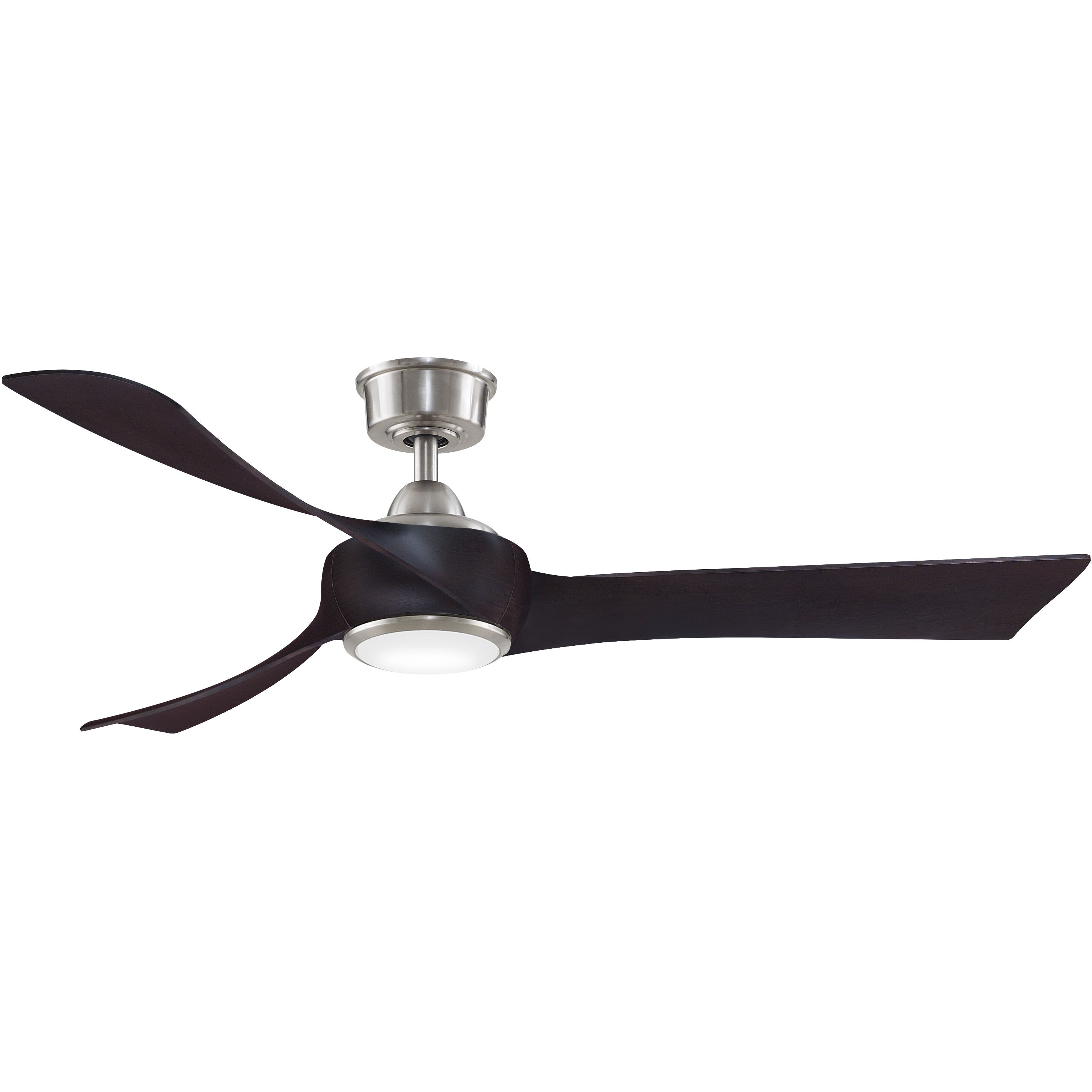 Wrap Custom 8.88 inch Brushed Nickel Fan Motor Only