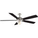 myFanimation 1 Light Fluorescent Brushed Nickel Fan Light