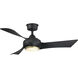Wrap Custom LED Brushed Satin Brass Fan Light Kit