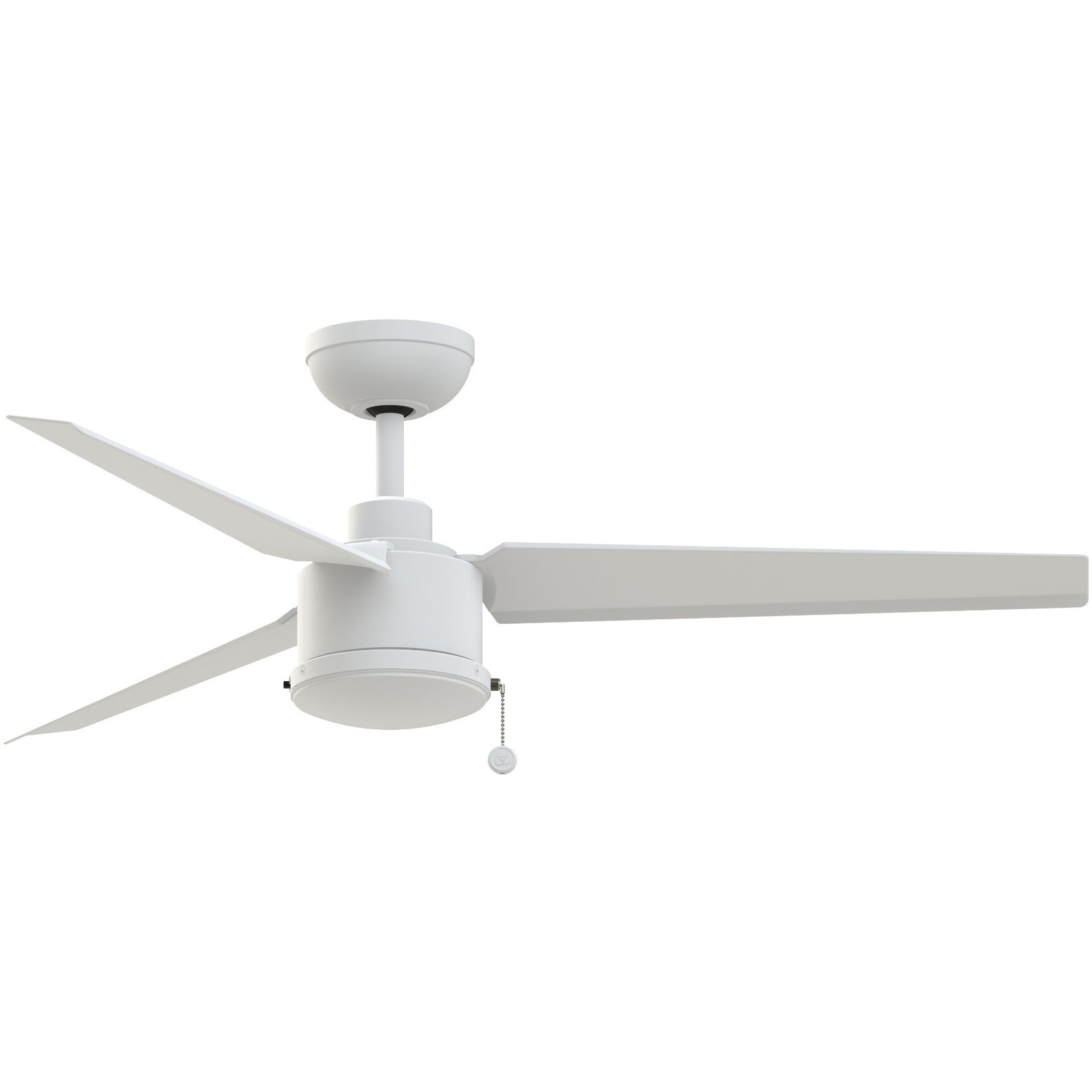 PC/DC 52 inch Matte White Fan-Uni