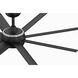 Stellar Custom Black Fan Motor, Blades Sold Separately