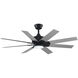 Levon Custom Brushed Nickel 21.87 inch Each Fan Blades, for 52 inch blade sweep