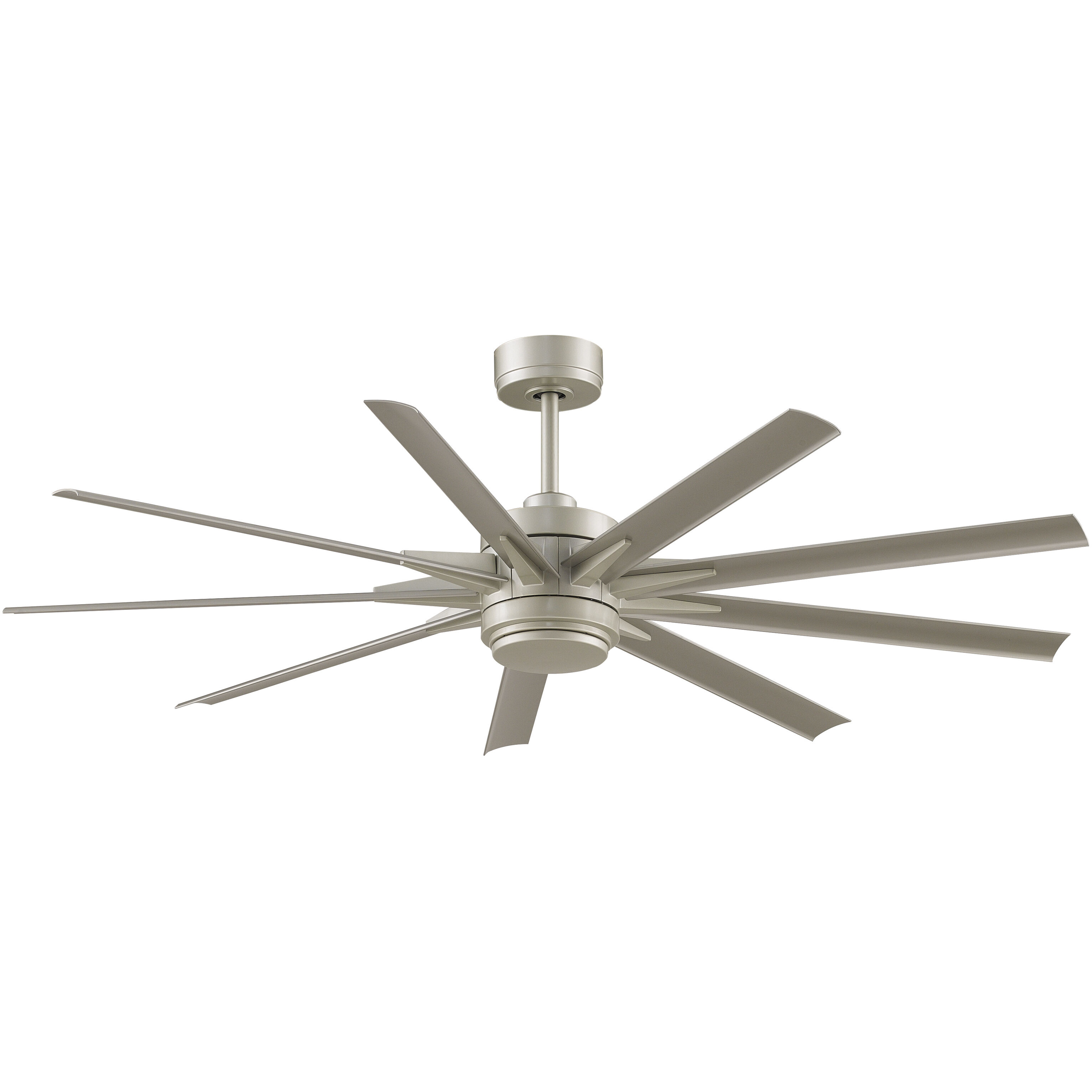 Odyn Custom 8.27 inch Brushed Nickel Fan Motor Only, Blades Sold Separately