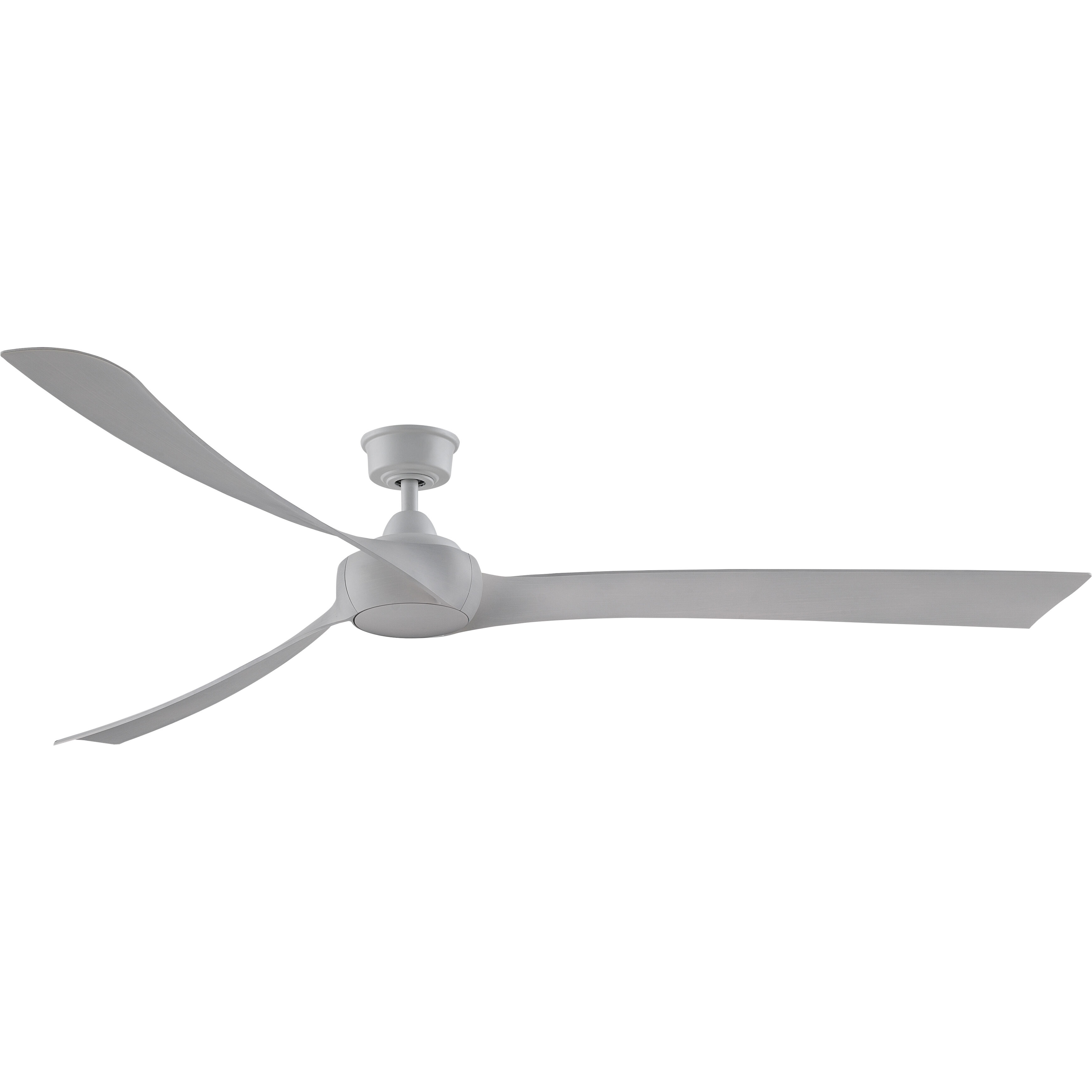 Wrap Custom 8.88 inch Matte White Fan Motor Only