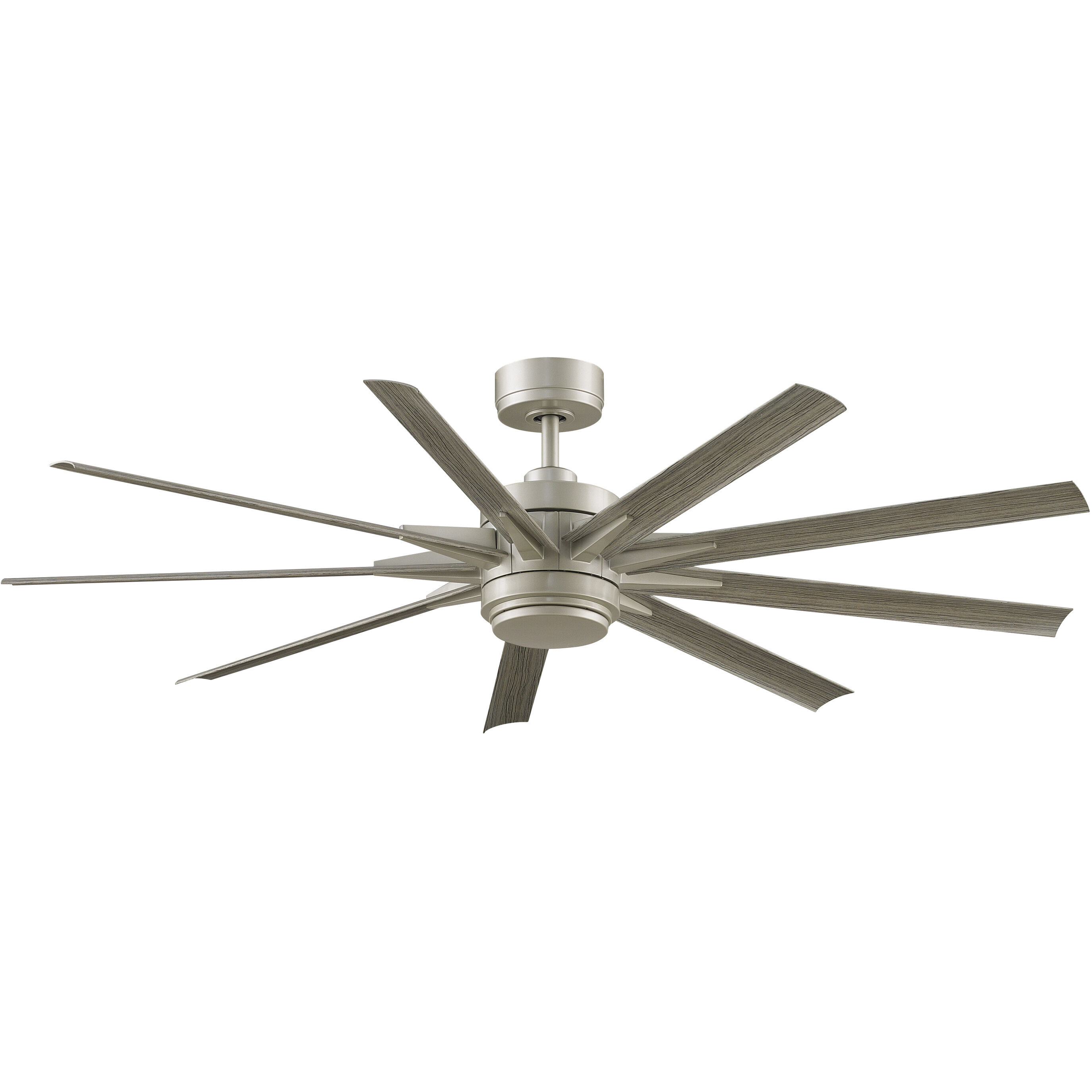 Odyn Custom 8.27 inch Brushed Nickel Fan Motor Only, Blades Sold Separately